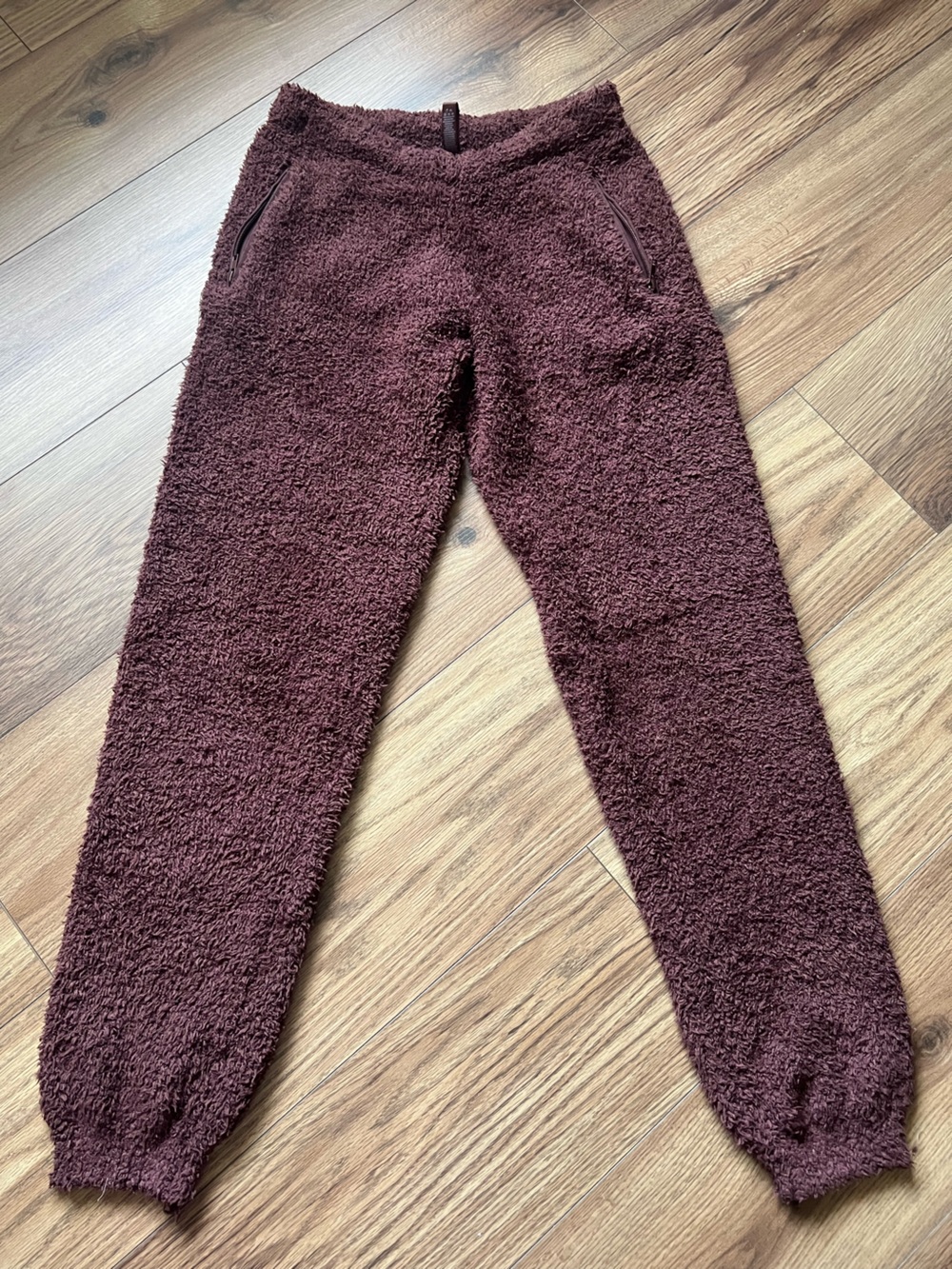 SKIMS Cozy Knit Boucle Joggers Plum / Garnet Size S/M Small Medium